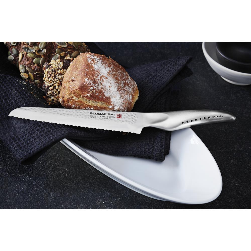 Global SAI-M04 BREAD KNIF, 29 cm
