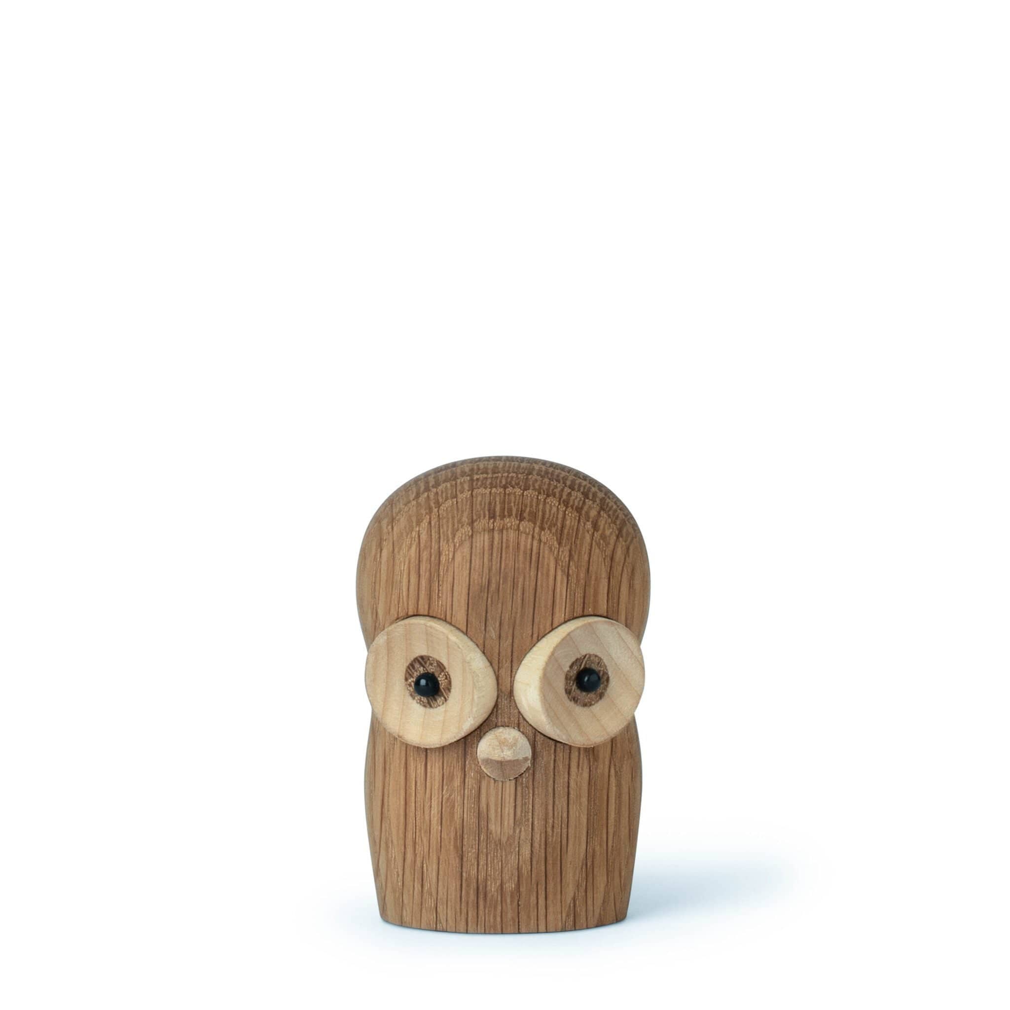 Gunnar Flørning Horn Owl Oak 6 cm