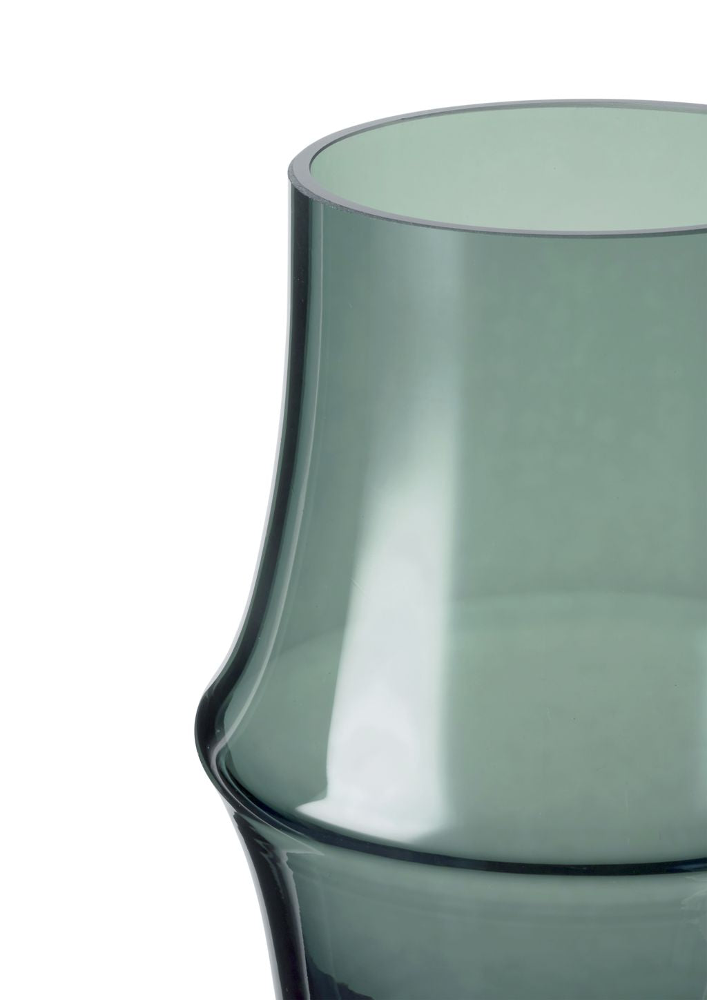 Holmegaard Arc Vase H21 cm, mörkgrön
