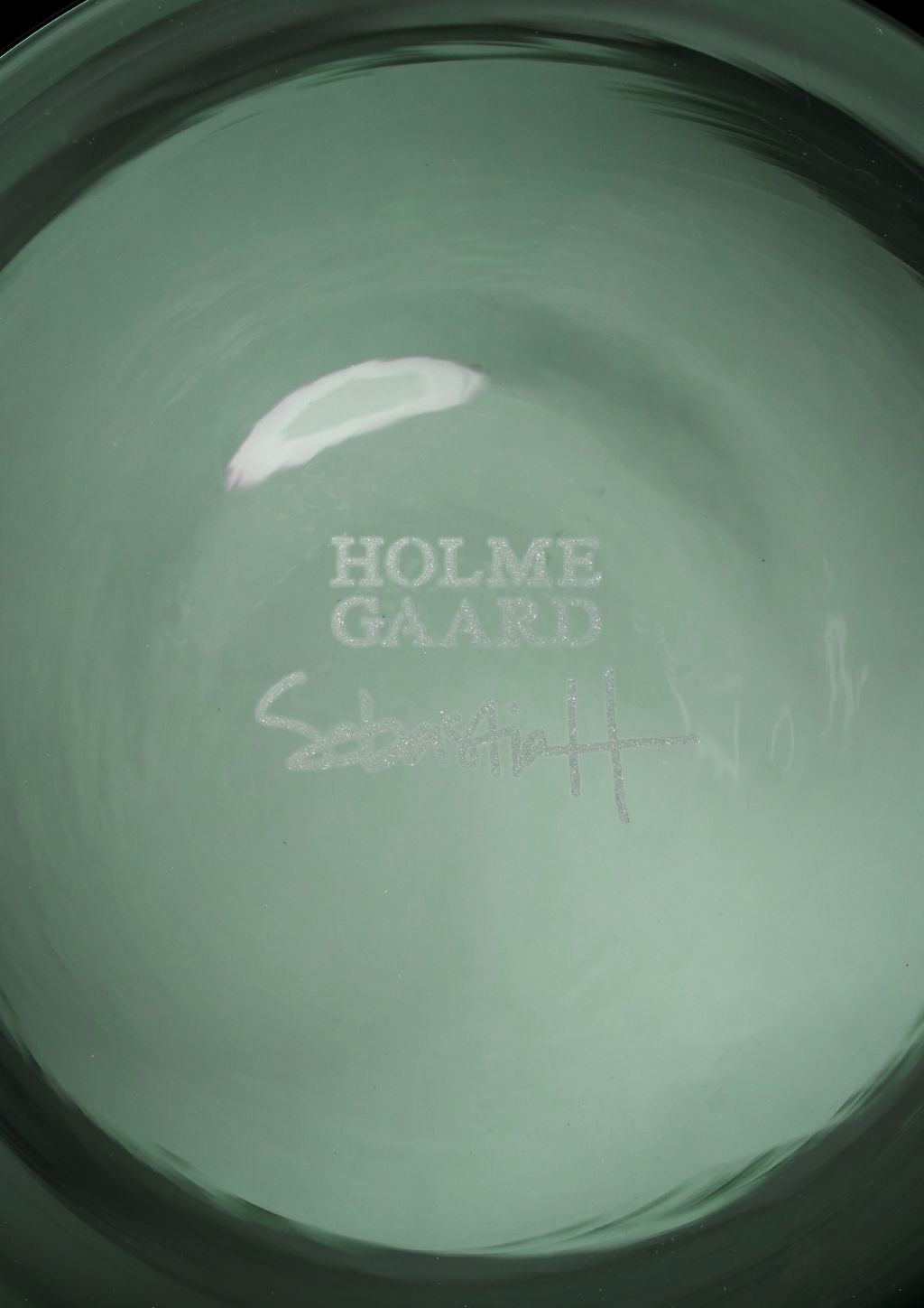 Holmegaard Arc Vase H21 cm, Mørk Grøn
