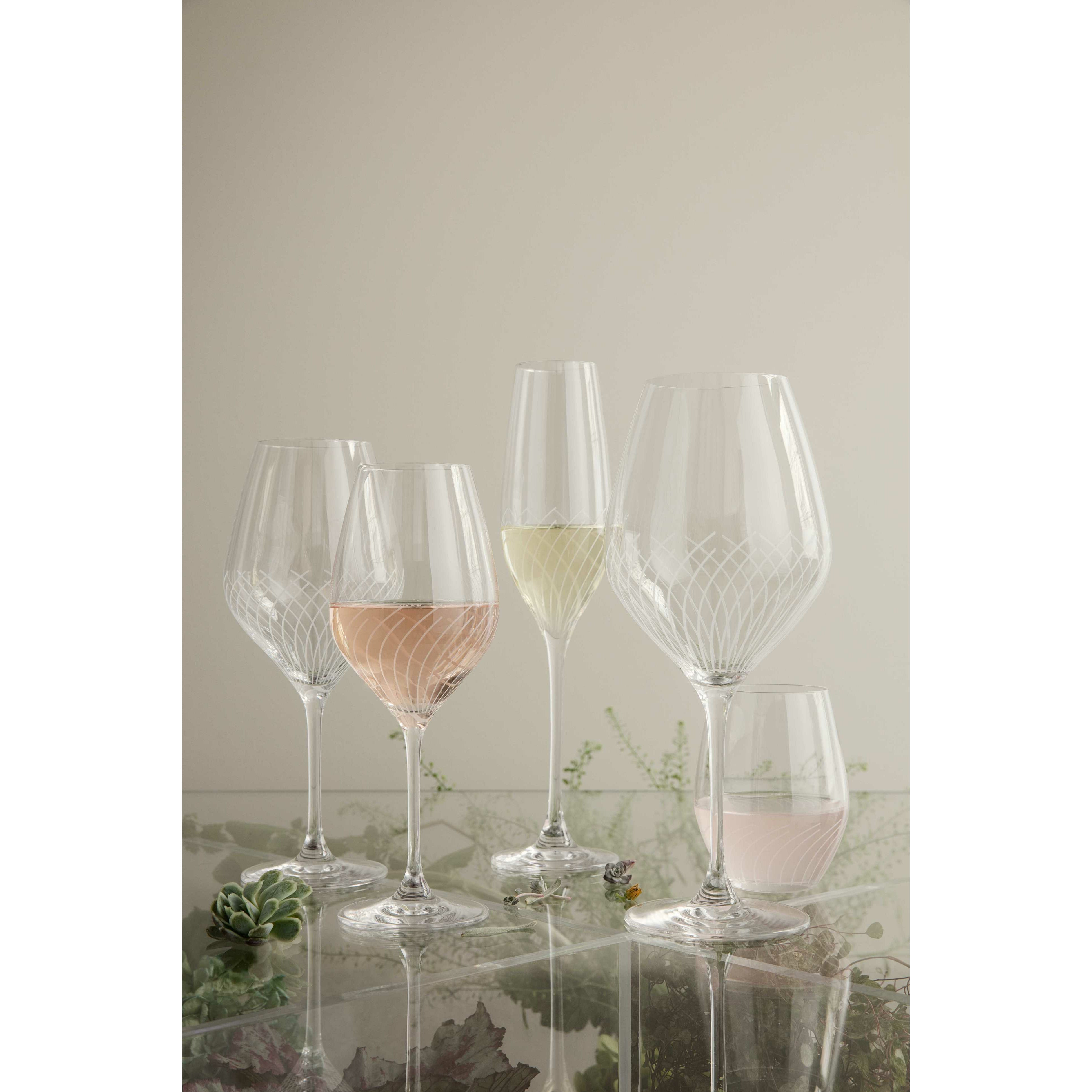 Holmegaard Cabernet Lines Champagneglas, 2 Stk.