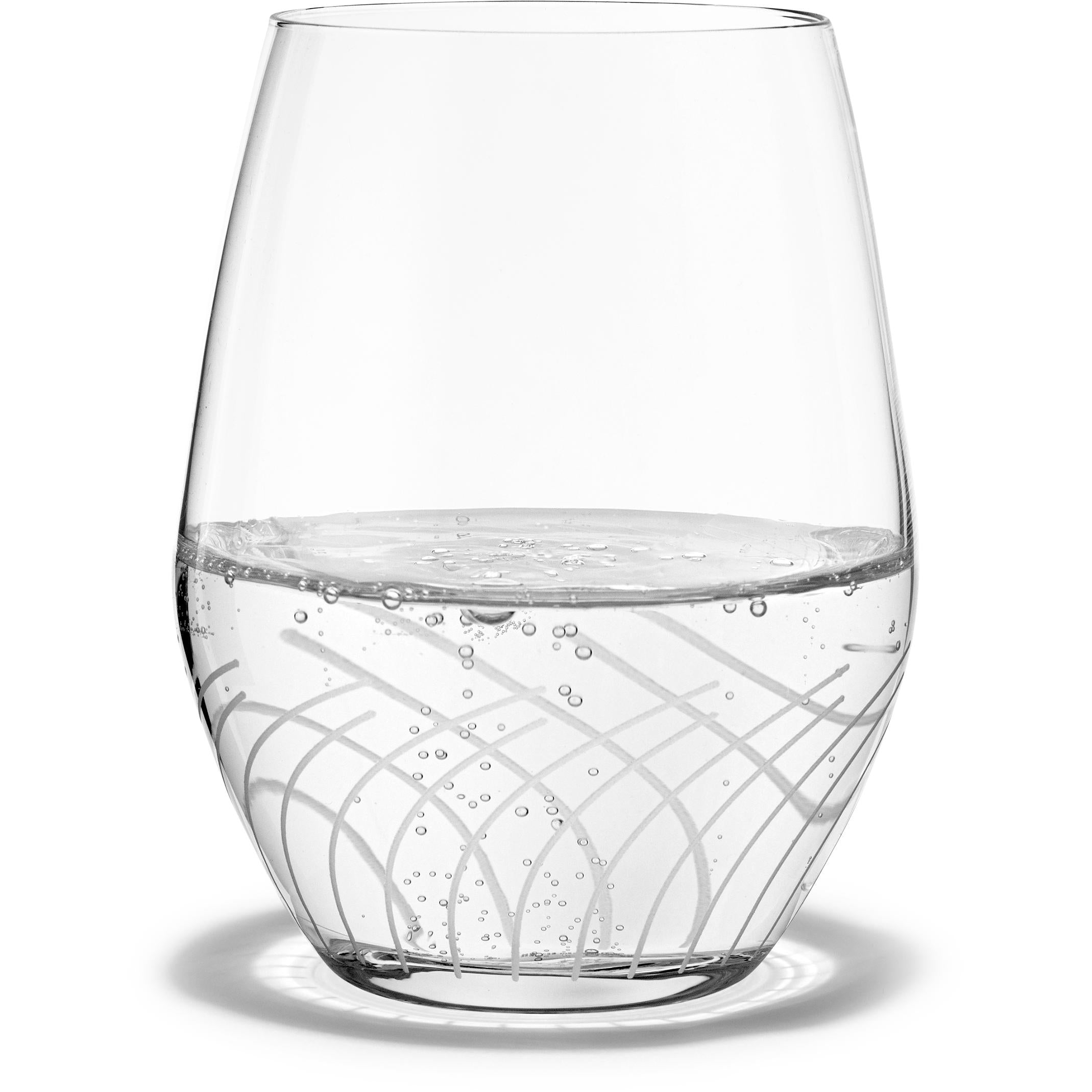Holmegaard Cabernet Lines vattenglas, 2 st.