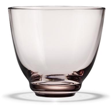 Holmegaard Flödesvattenglas, rosa