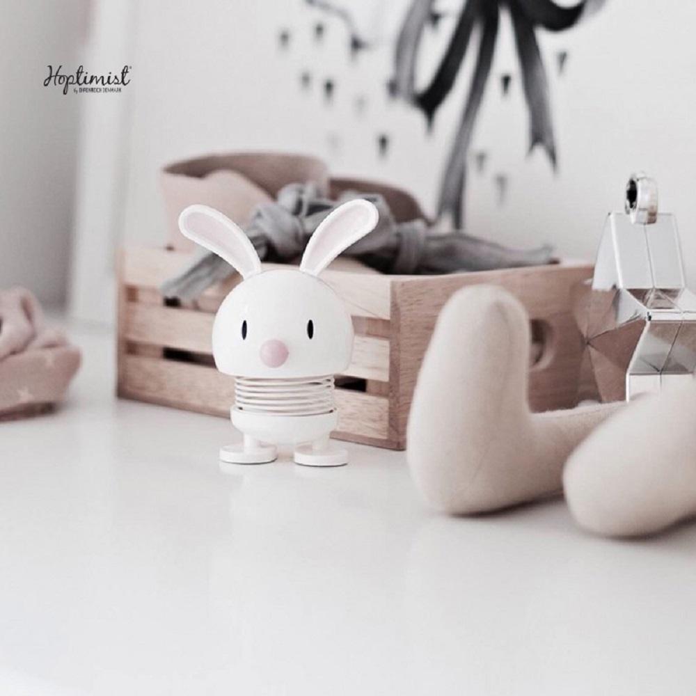 Hoptimist Bunny Small, White