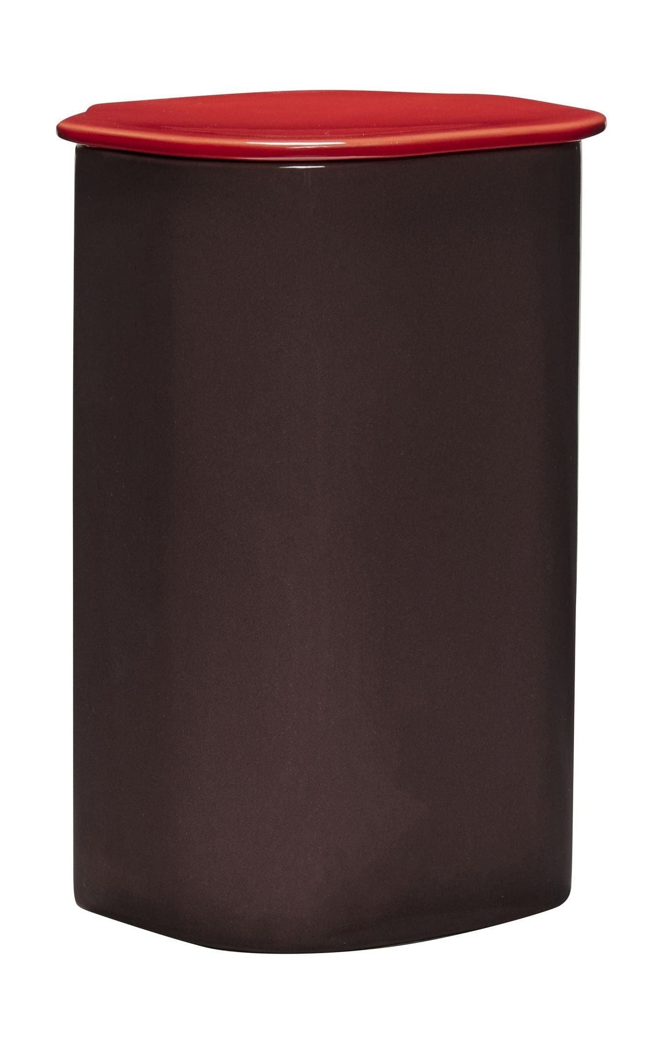 Hübsch Amare lagring med locket stort, vinrött/rött