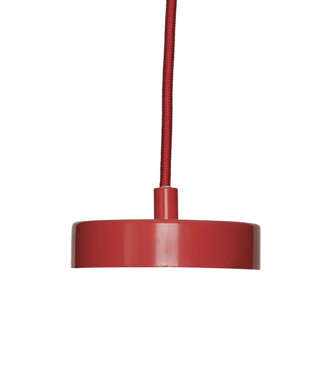 Hübsch Chand Loftslampe, Natur/Rød