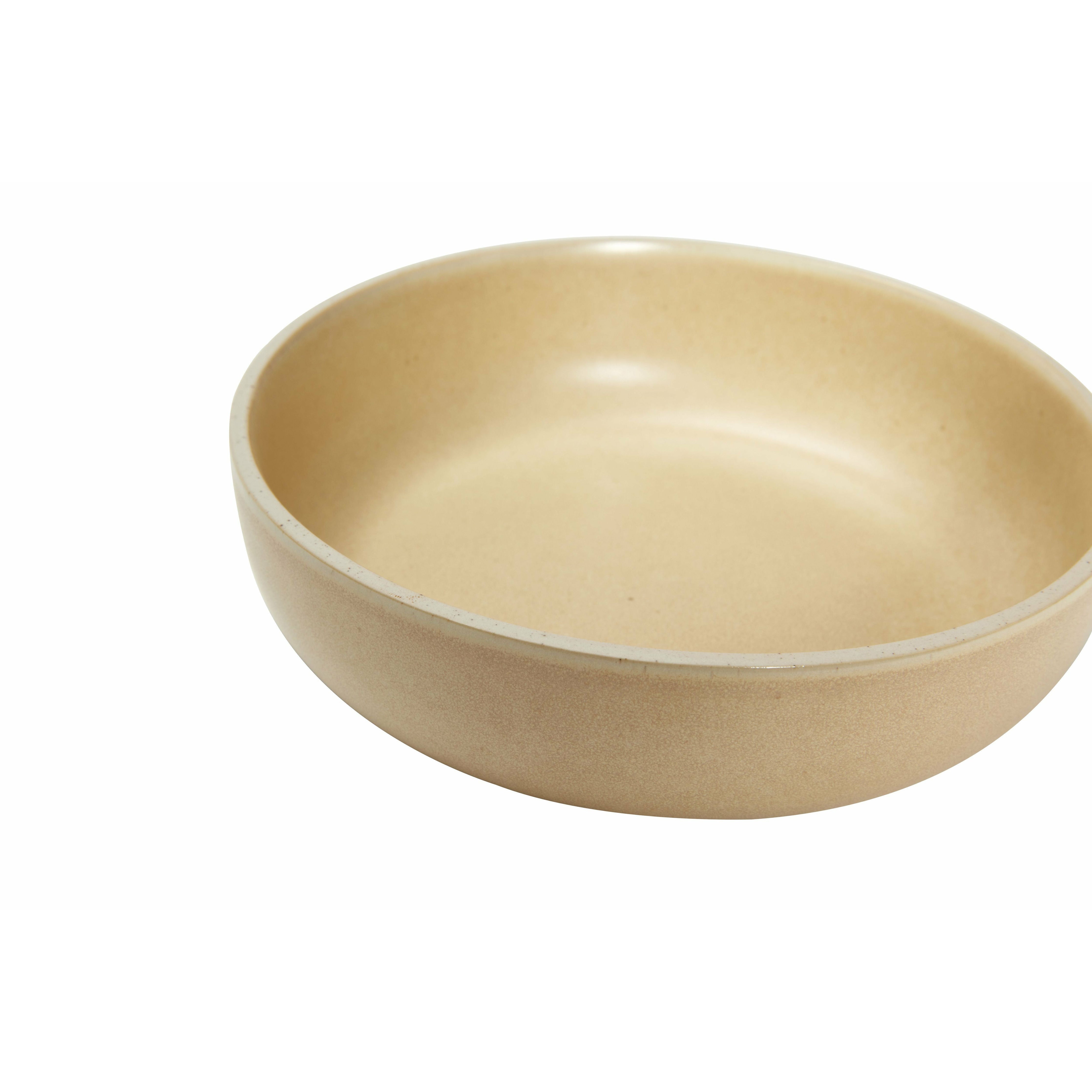 Hübsch Dawn Bowl Ceramic Sand Set med 3