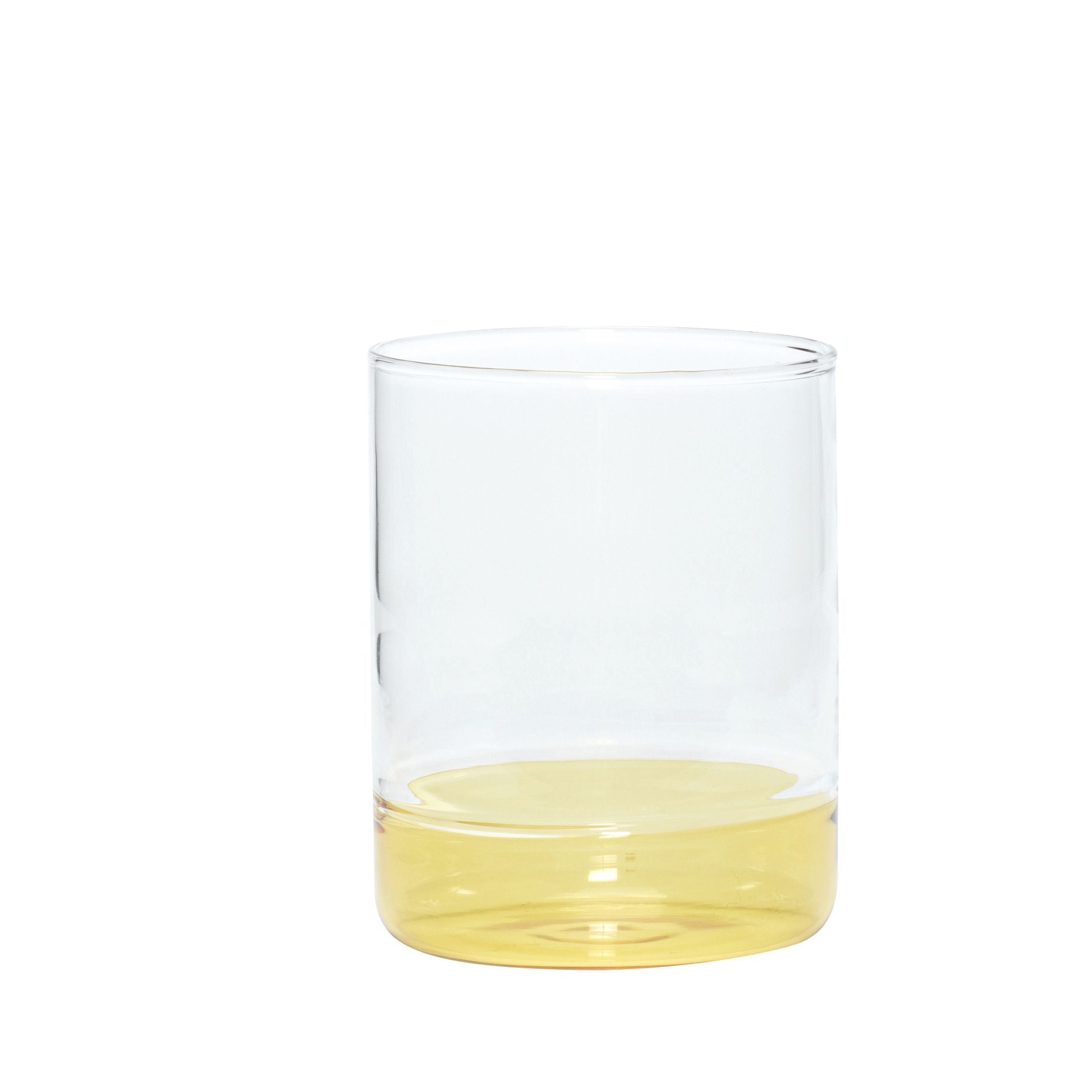 Hübsch Kiosk vatten glas glas redo/gult
