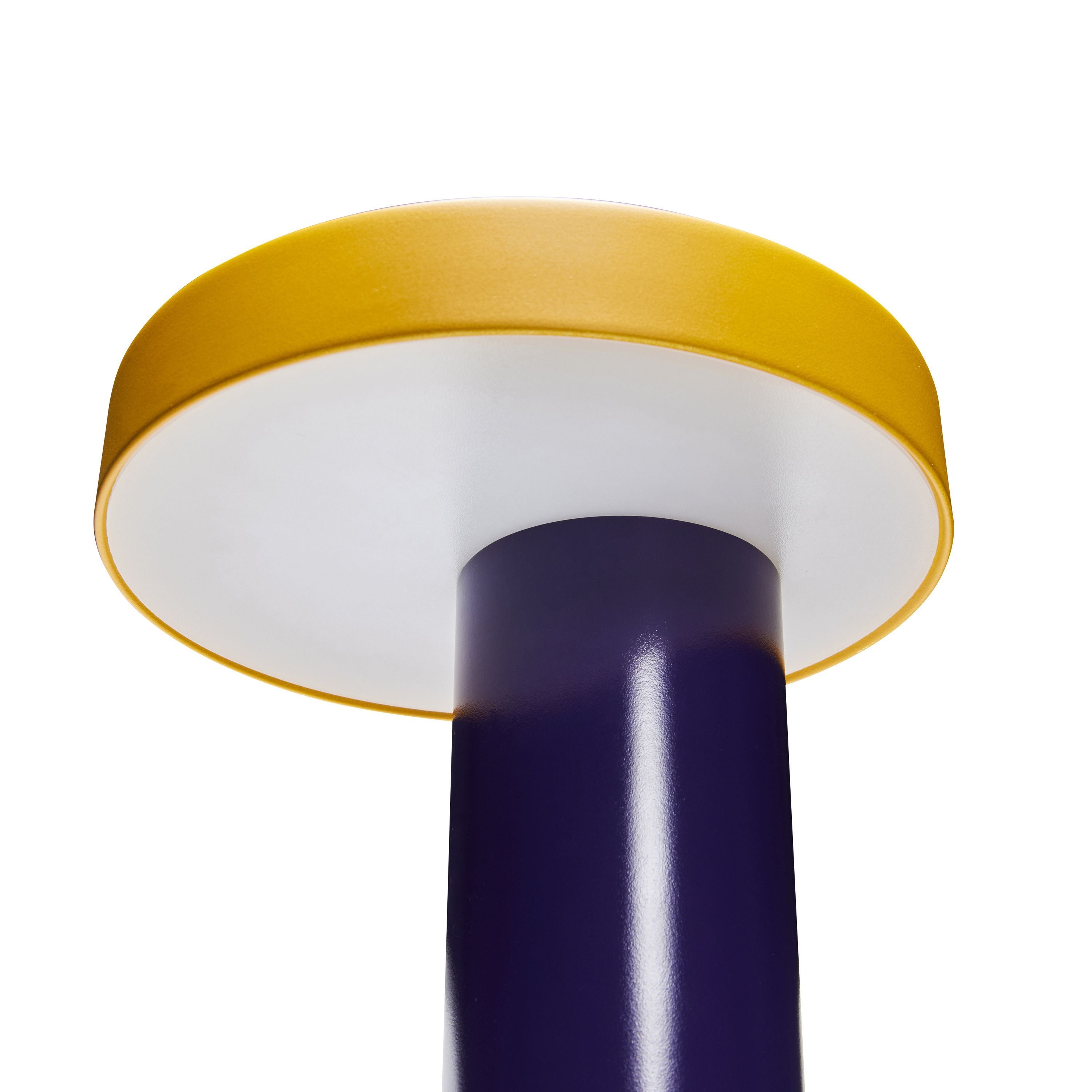 Hübsch Magisk bordslampa, lila/bensin/orange/gul