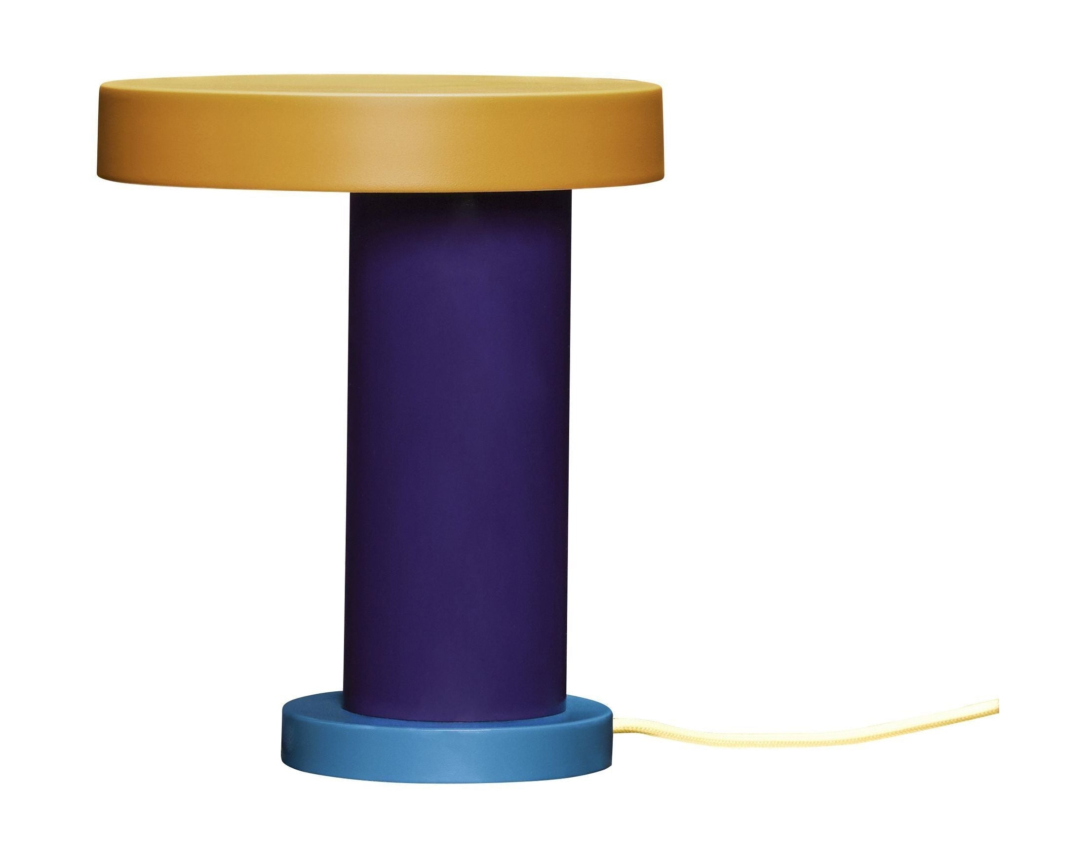 Hübsch Magisk bordslampa, lila/bensin/orange/gul