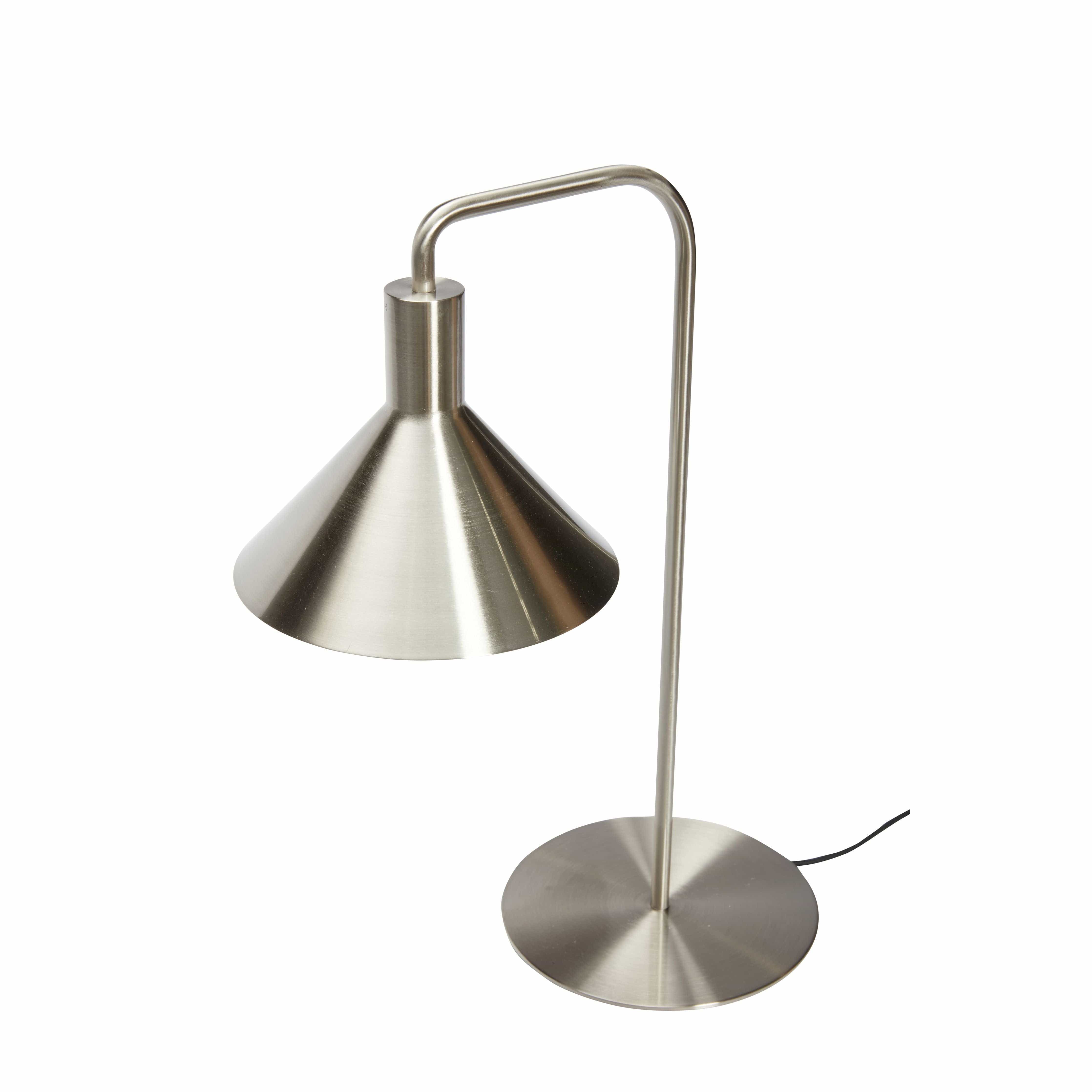Hübsch Solo Table Lamp Metal Nickel