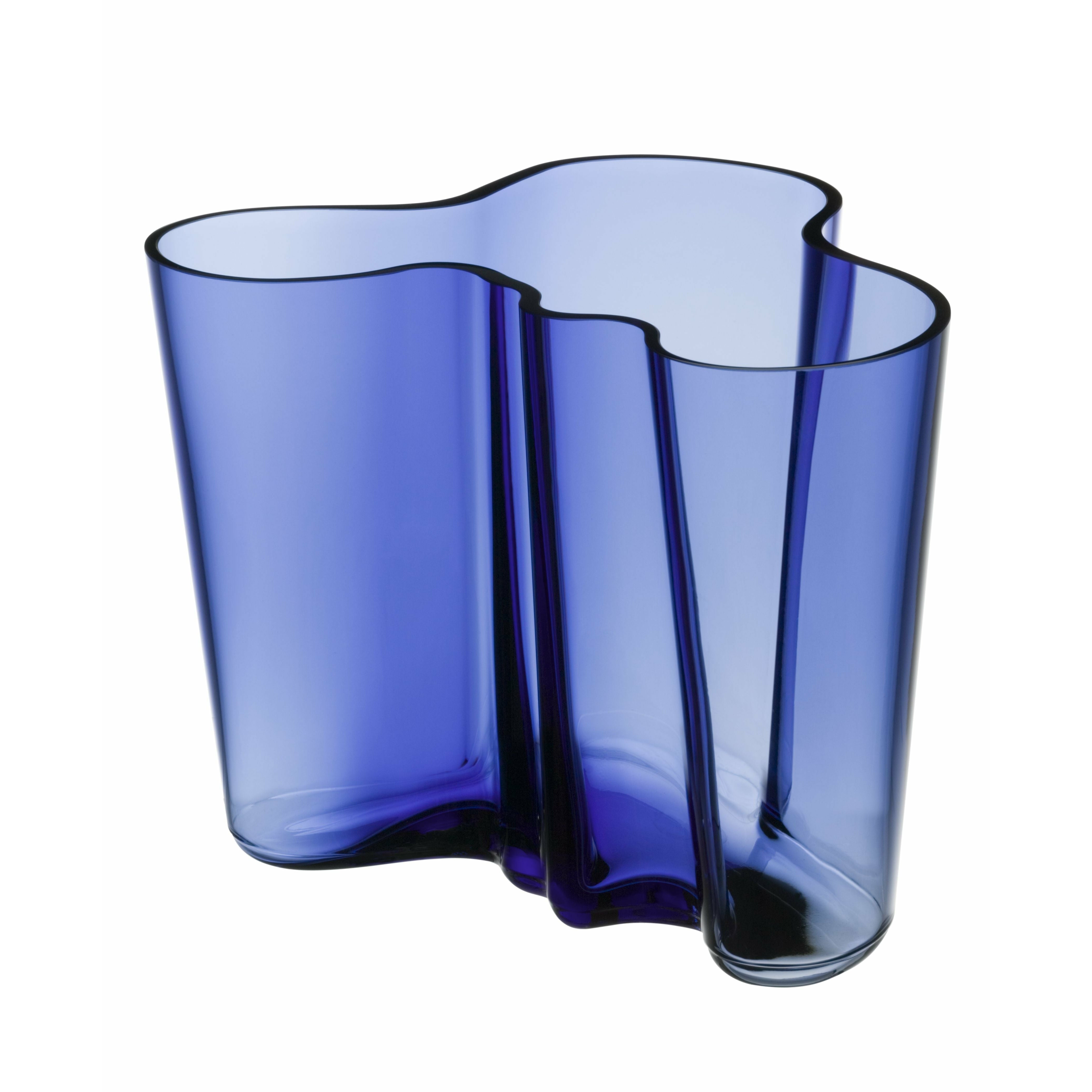 Iittala Aalto Vase 16cm, Ultramarineblå