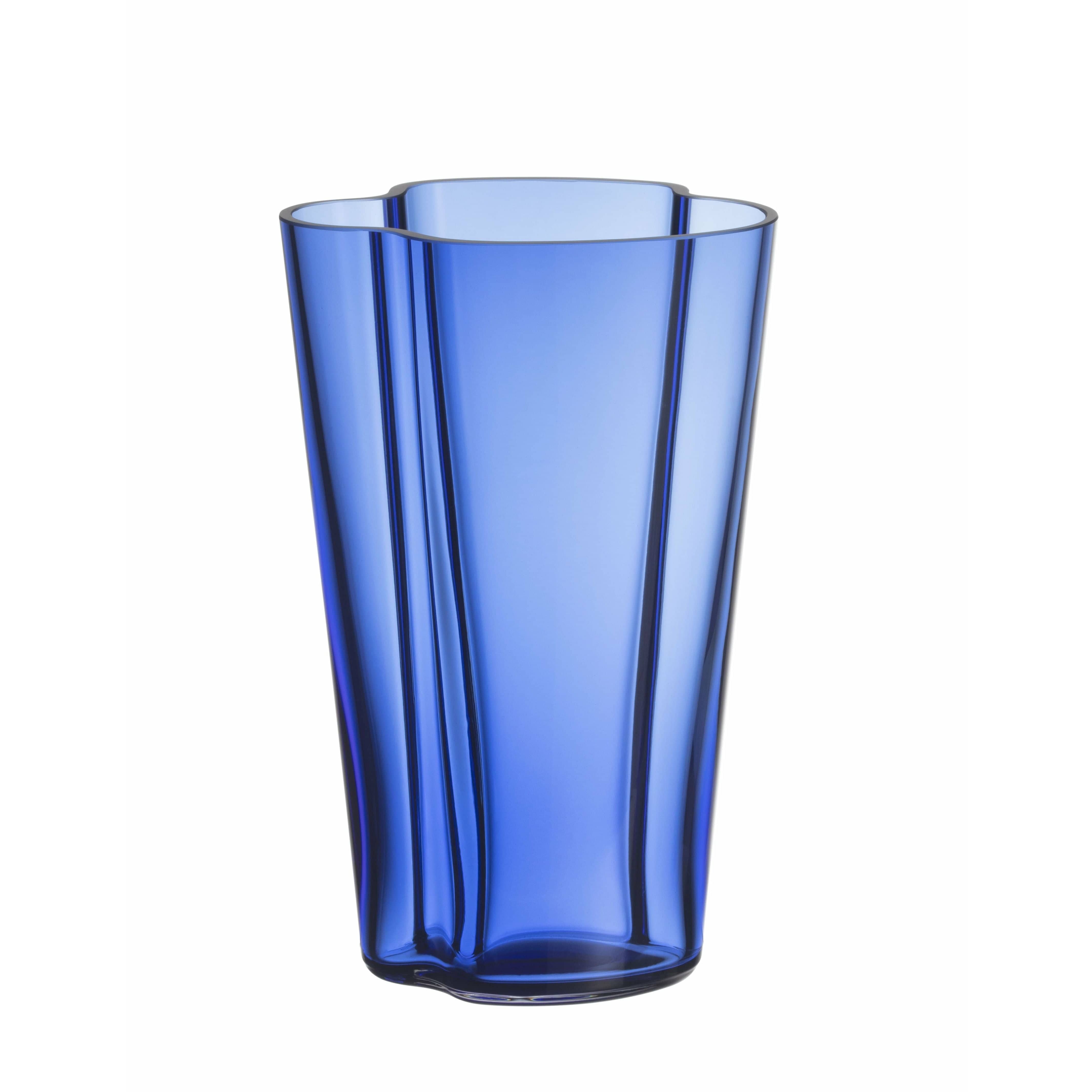 Iittala Aalto vas 22 cm, ultramarinblå