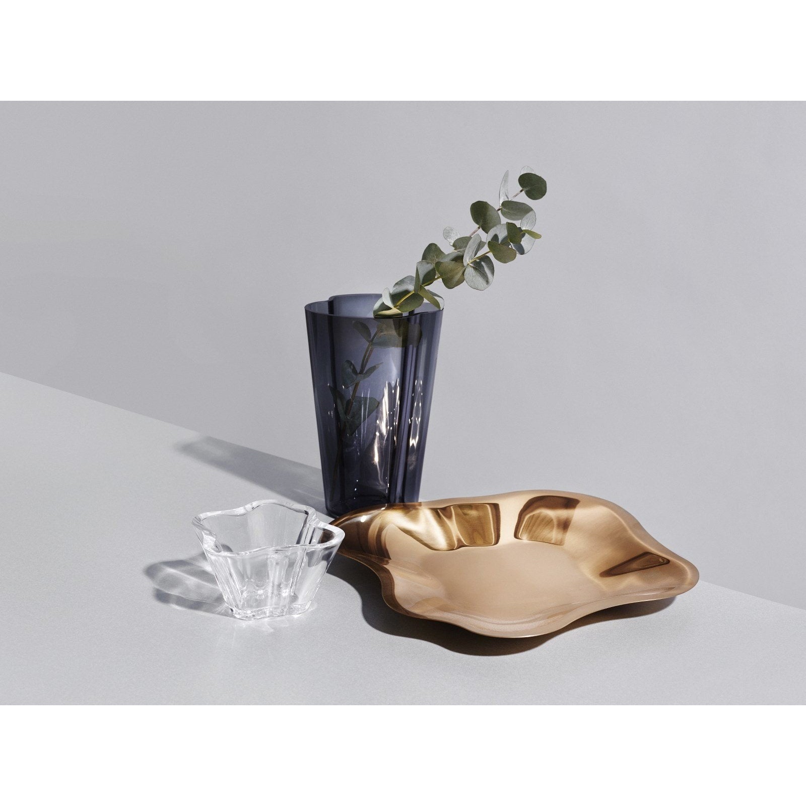 Iittala Alvar Aalto Vase Dark Grey, 22 cm
