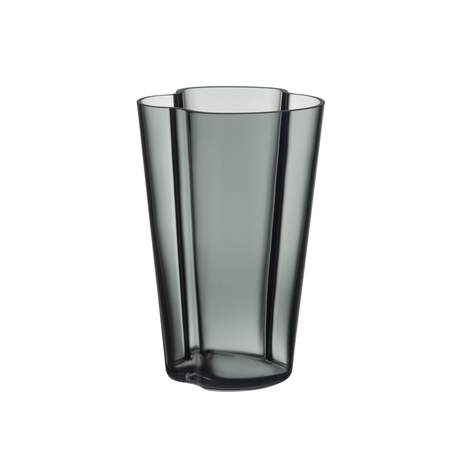Iittala Alvar Aalto Vase Dark Grey, 22 cm