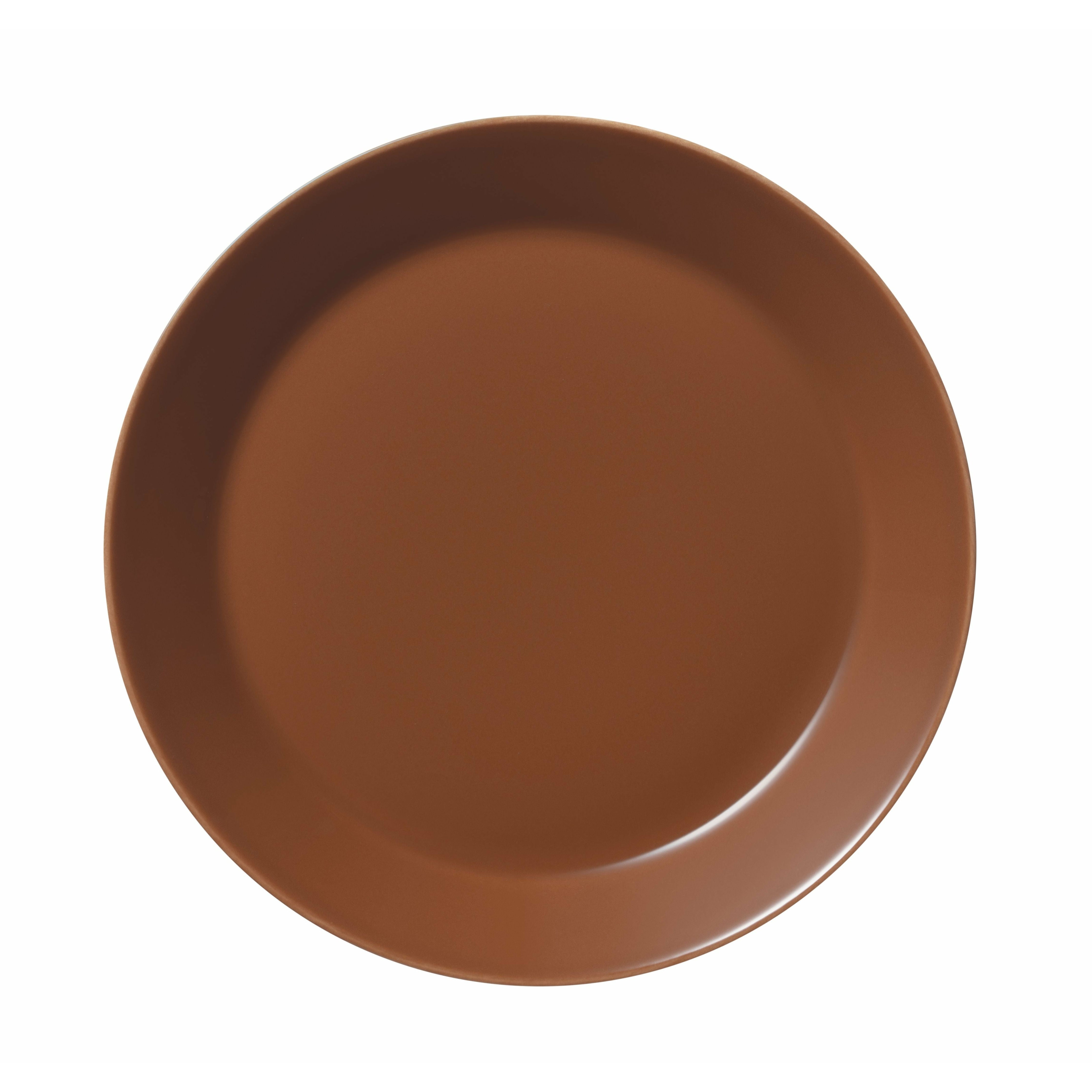 Iittala Teema Plate Flat 21cm, Vintage Brown