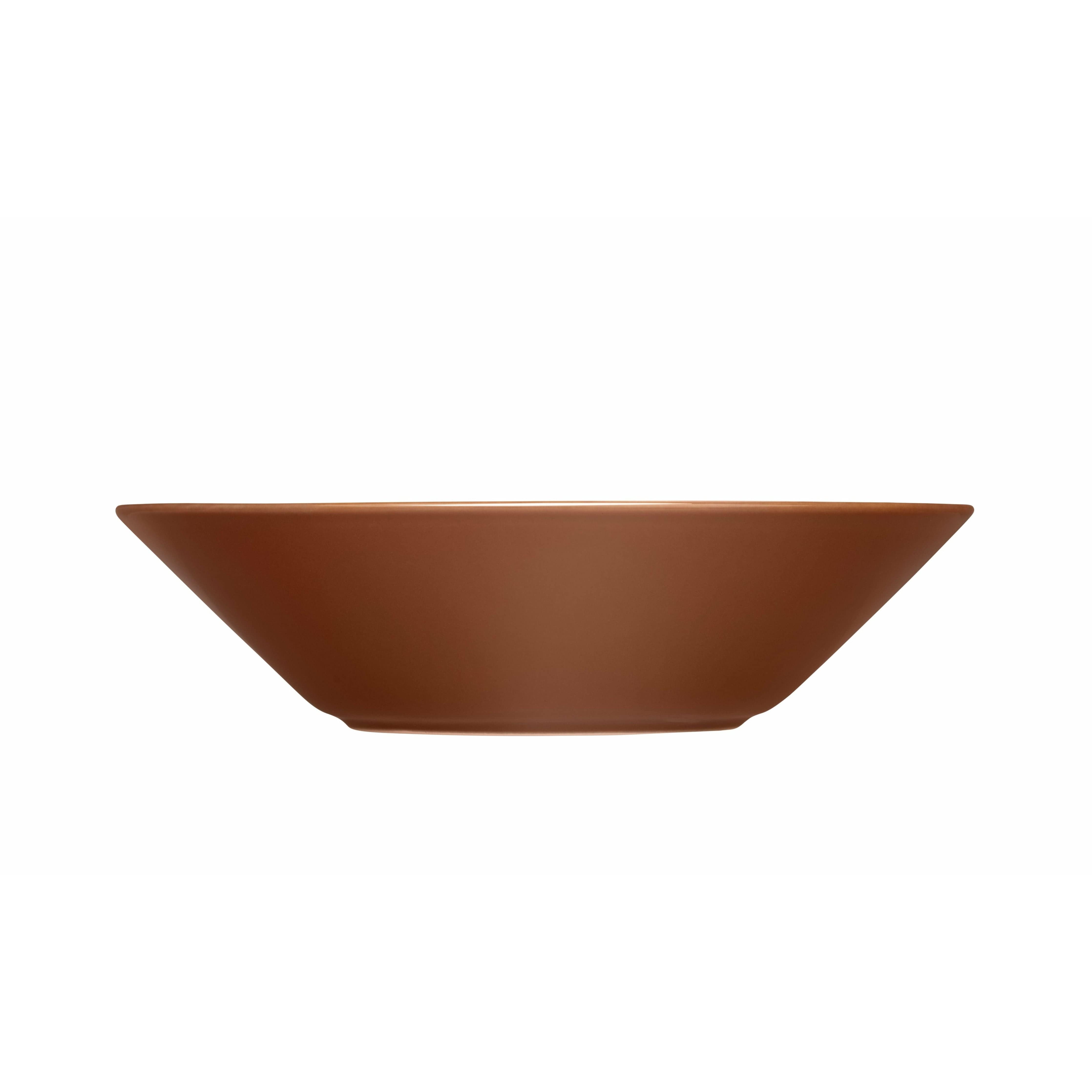 Iittala Teema Plate Deep 21cm, Vintage Brown