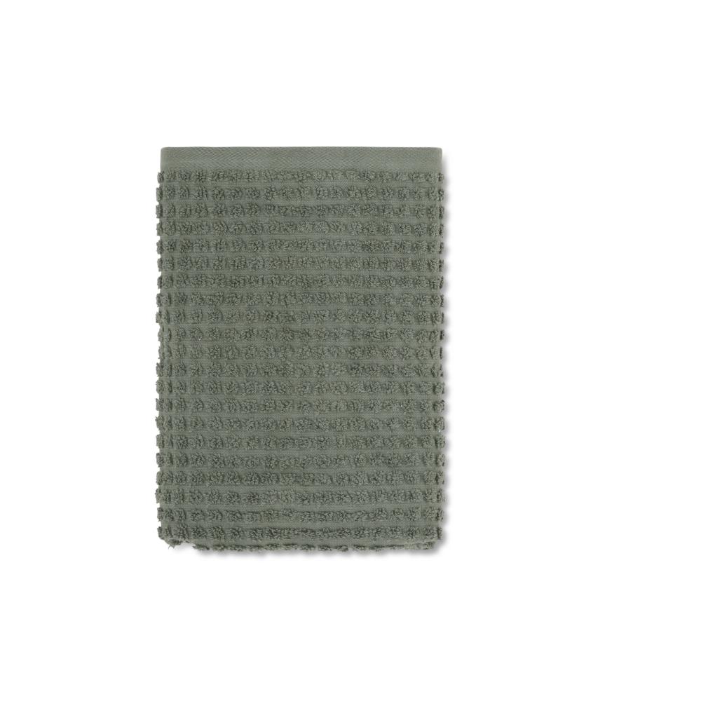 Juna Check Håndklæde Mørkegrøn, 50x100 cm
