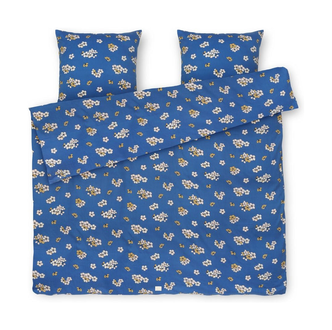 JUNA Stora behagligt sängkläder 200x220 cm, blå