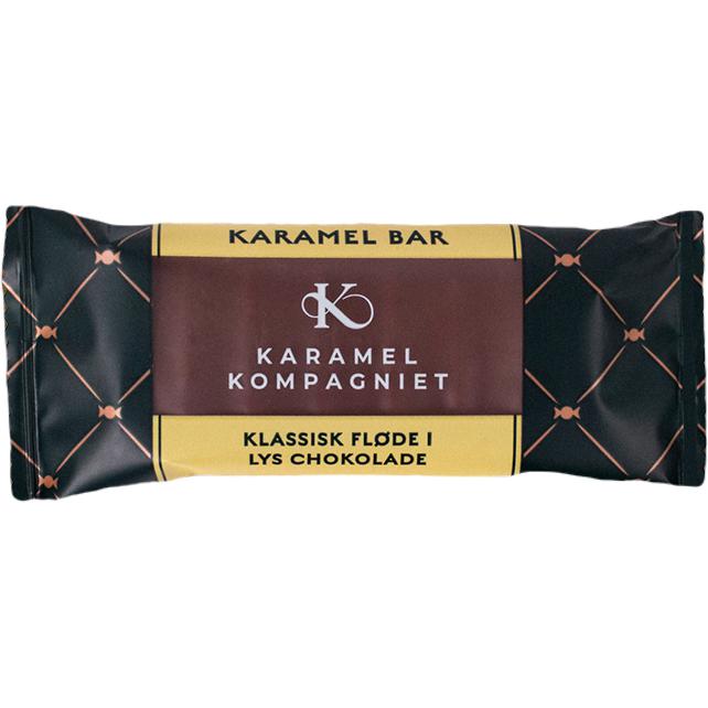 Karamel Kompagniet Karamel Bar, Klassisk Fløde I Lys Chokolade 50g