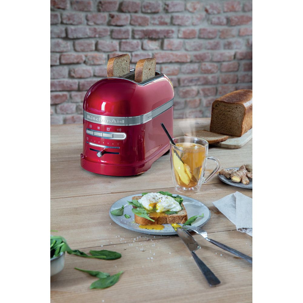 KitchenAid 5KMT2204 Artisan Toaster för 2 skivor, röd metallisk