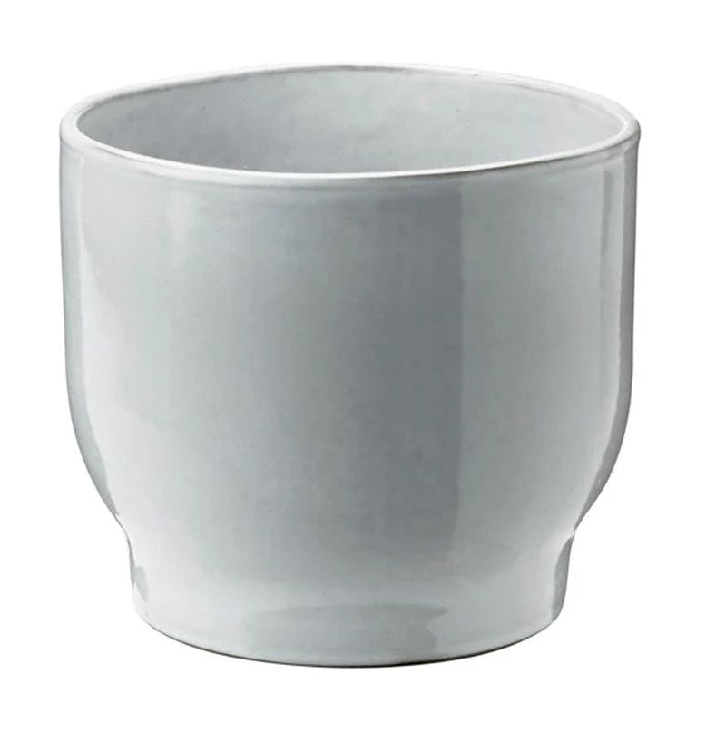 Knabstrup Keramik Örtpotten gömmer sig Ø 16,5 cm, vit