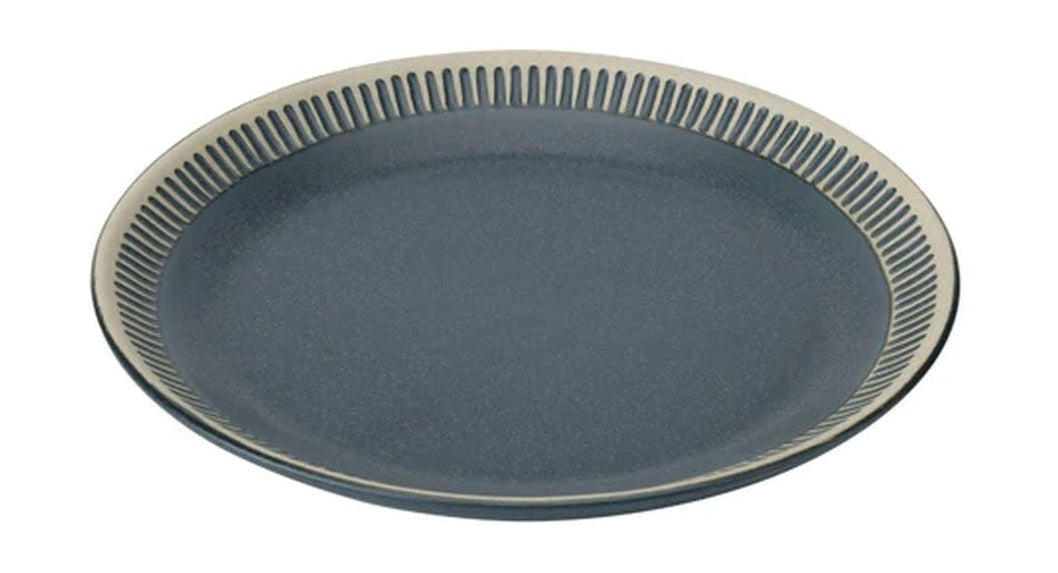 Knabstrup Keramik Colorit Plate Ø 19 cm, mörkgrå
