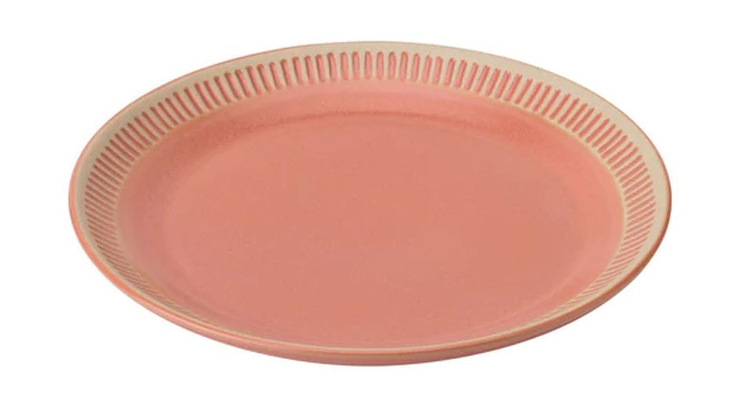 Knabstrup Keramik Colorit Plate Ø 19 cm, korall