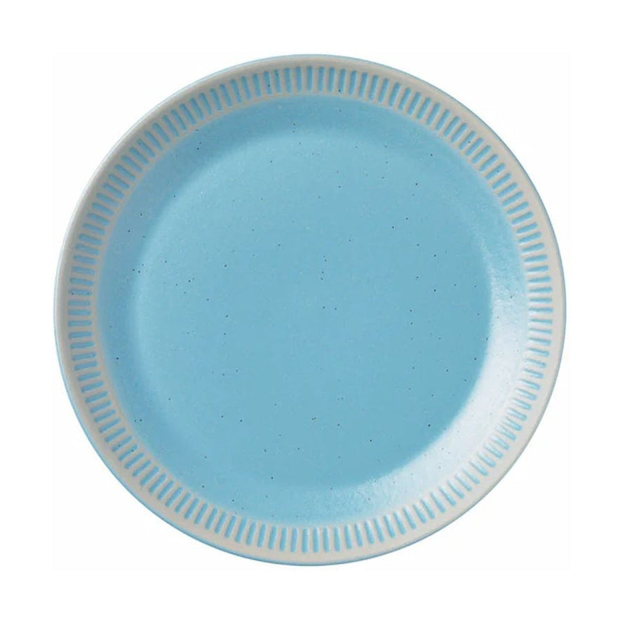 Knabstrup Keramik Colorit Plate Ø 19 cm, turkos