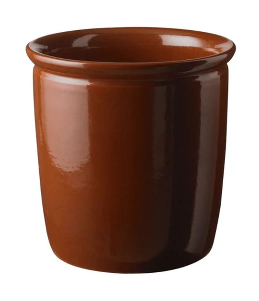 Knabstrup Keramik Sylt burk 4 l, brun