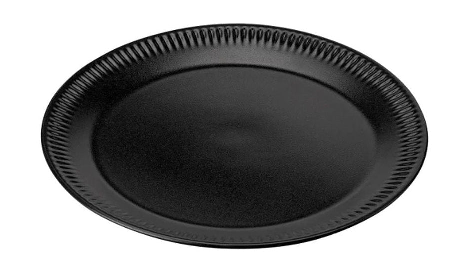 Knabstrup Keramik Tallrik Ø 19 cm, svart