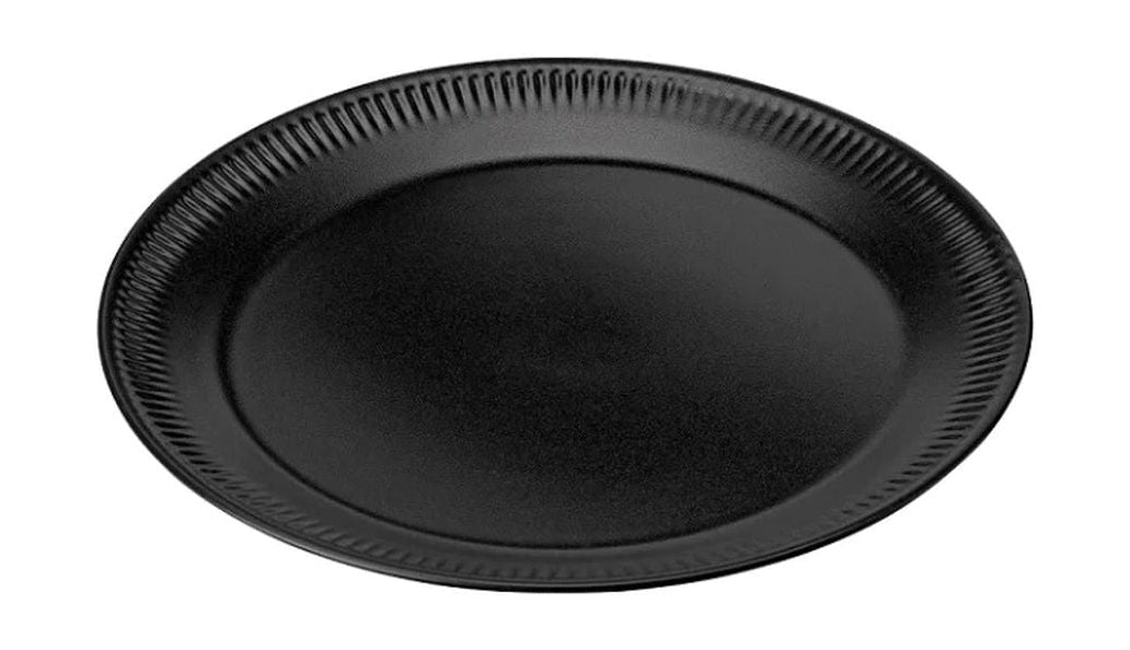 Knabstrup Keramik Tallrik Ø 22 cm, svart