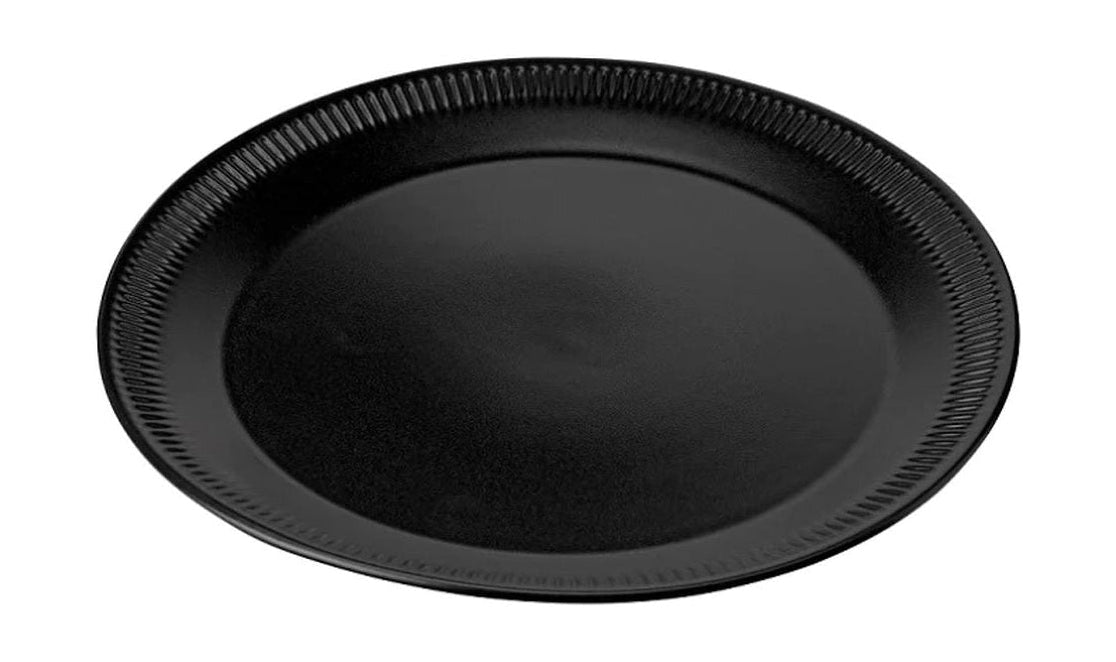Knabstrup Keramik Tallrik Ø 27 cm, svart
