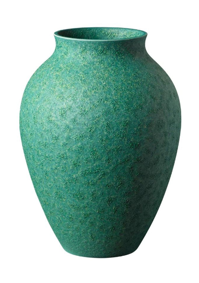 Knabstrup Keramik Vase H 20 cm, irgrøn