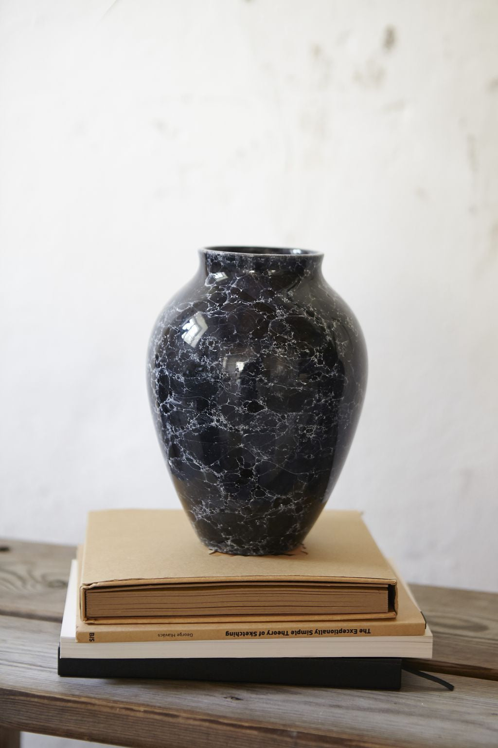 Knabstrup Keramik Vase Natura H 20 cm, Grafit