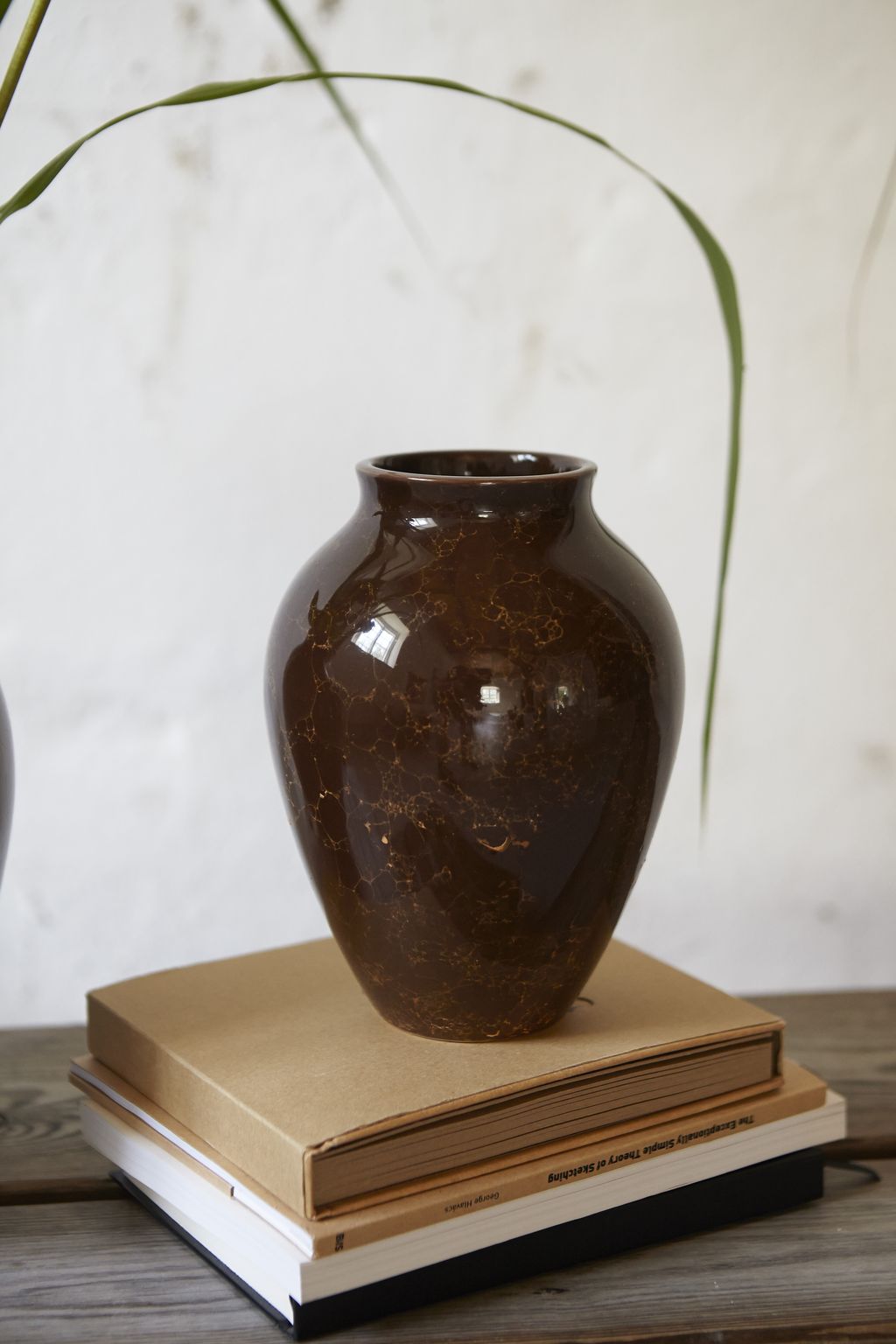 Knabstrup Keramik Vase Natura H 27 cm, Brun