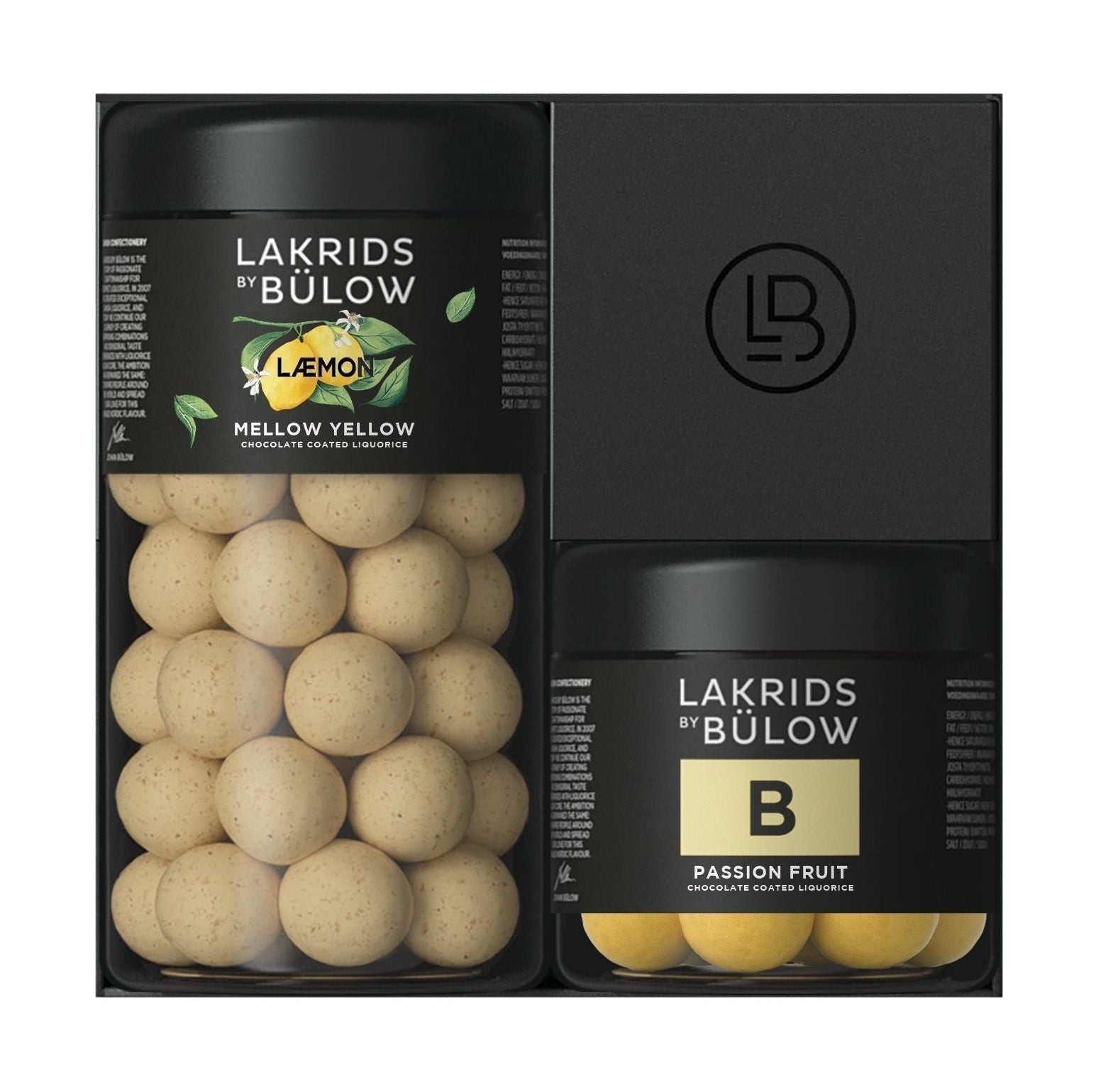 Lakrids by Bülow Citron svart låda, 420g