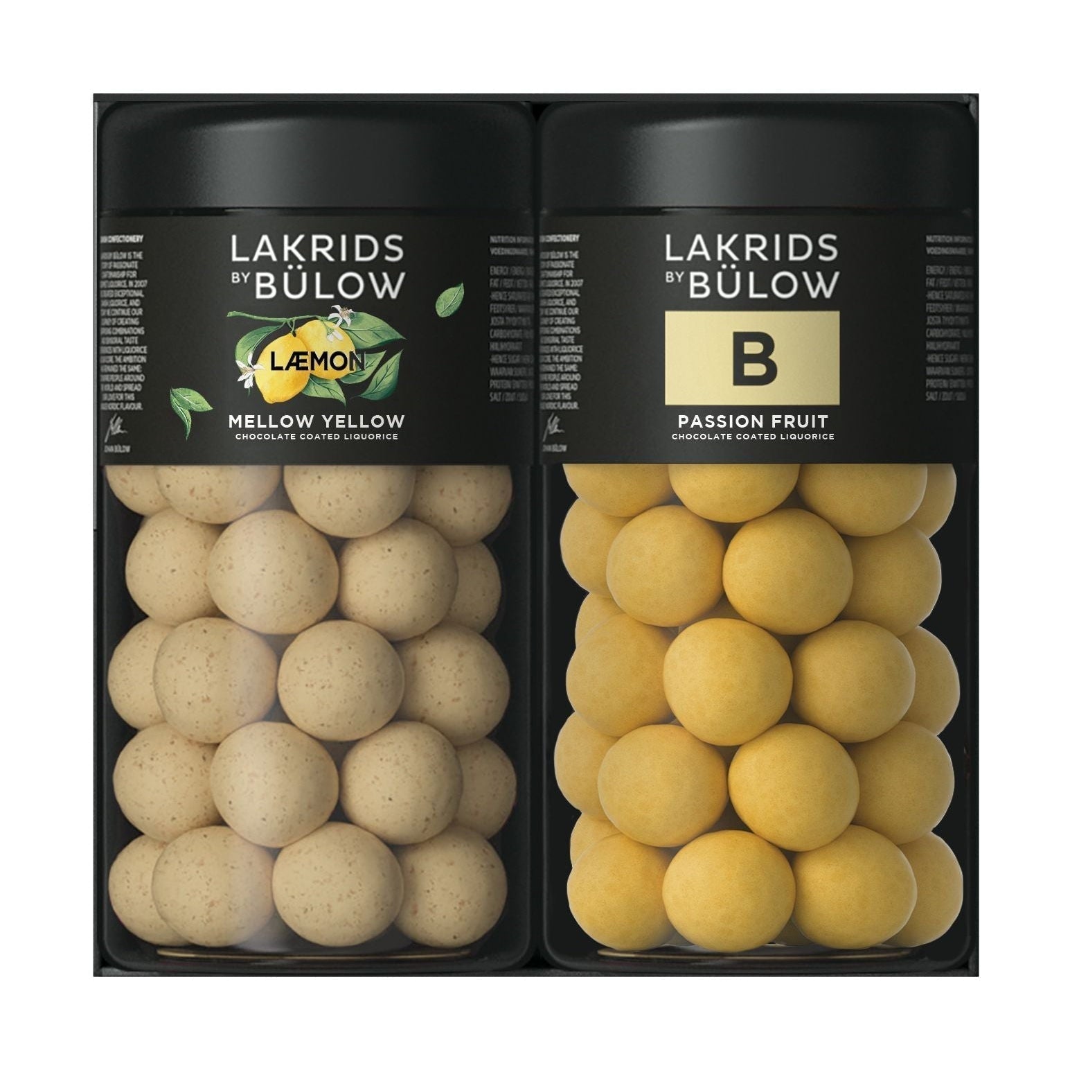 Lakrids by Bülow Citron svart låda, 590g