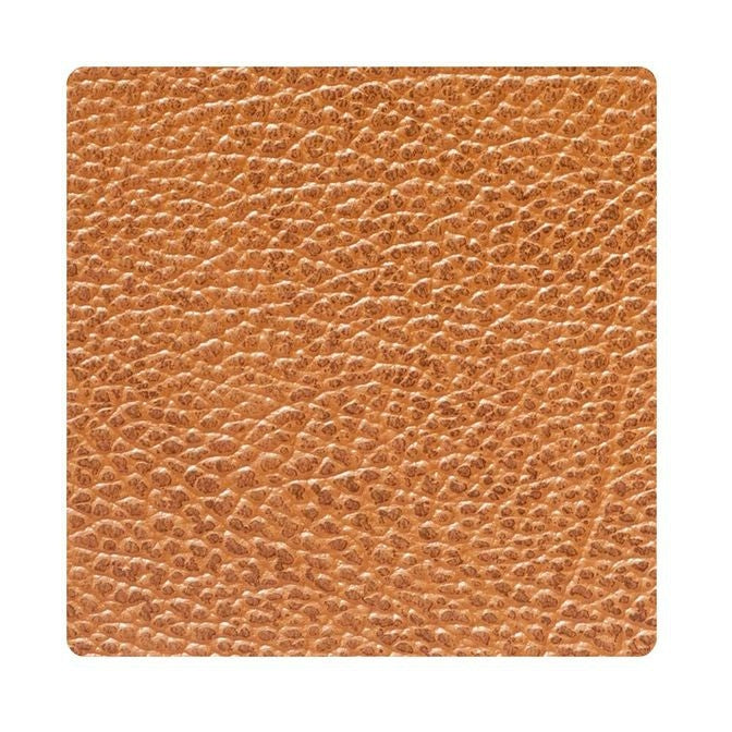 Lind DNA Square Glass Piece Hippo Leather, Nature