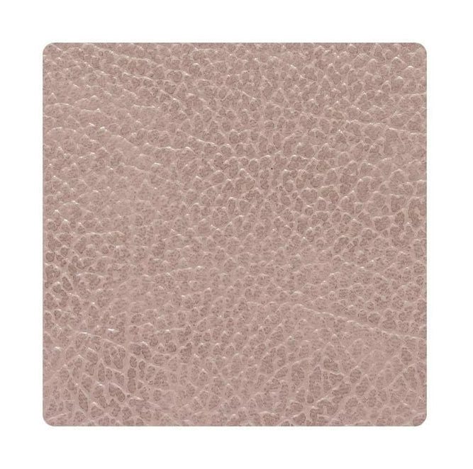 Lind DNA Square Glass Piece Hippo Leather, Hot Grey