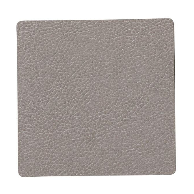 Lind DNA Square Glass Piece Serene Leather, Ash Grey