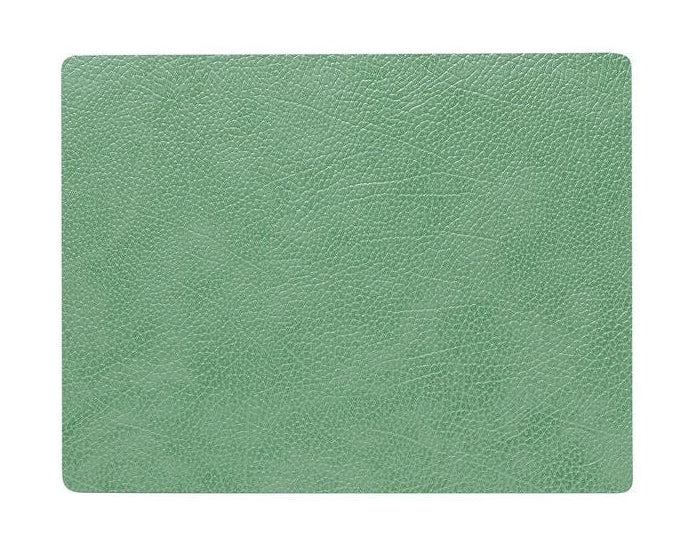 Lind DNA Square Cover servett flodhäst läder M, skoggrönt