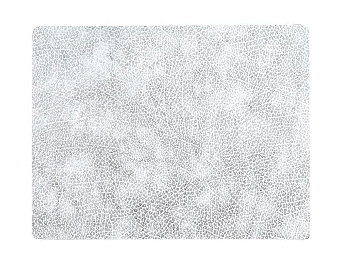 Lind DNA Square Cover servett flodhippo läder m, vitgrå
