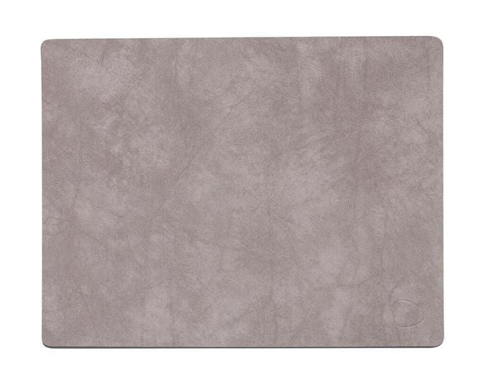 Lind DNA Square Cover servetten Nupo Leather M, Nomad Gray