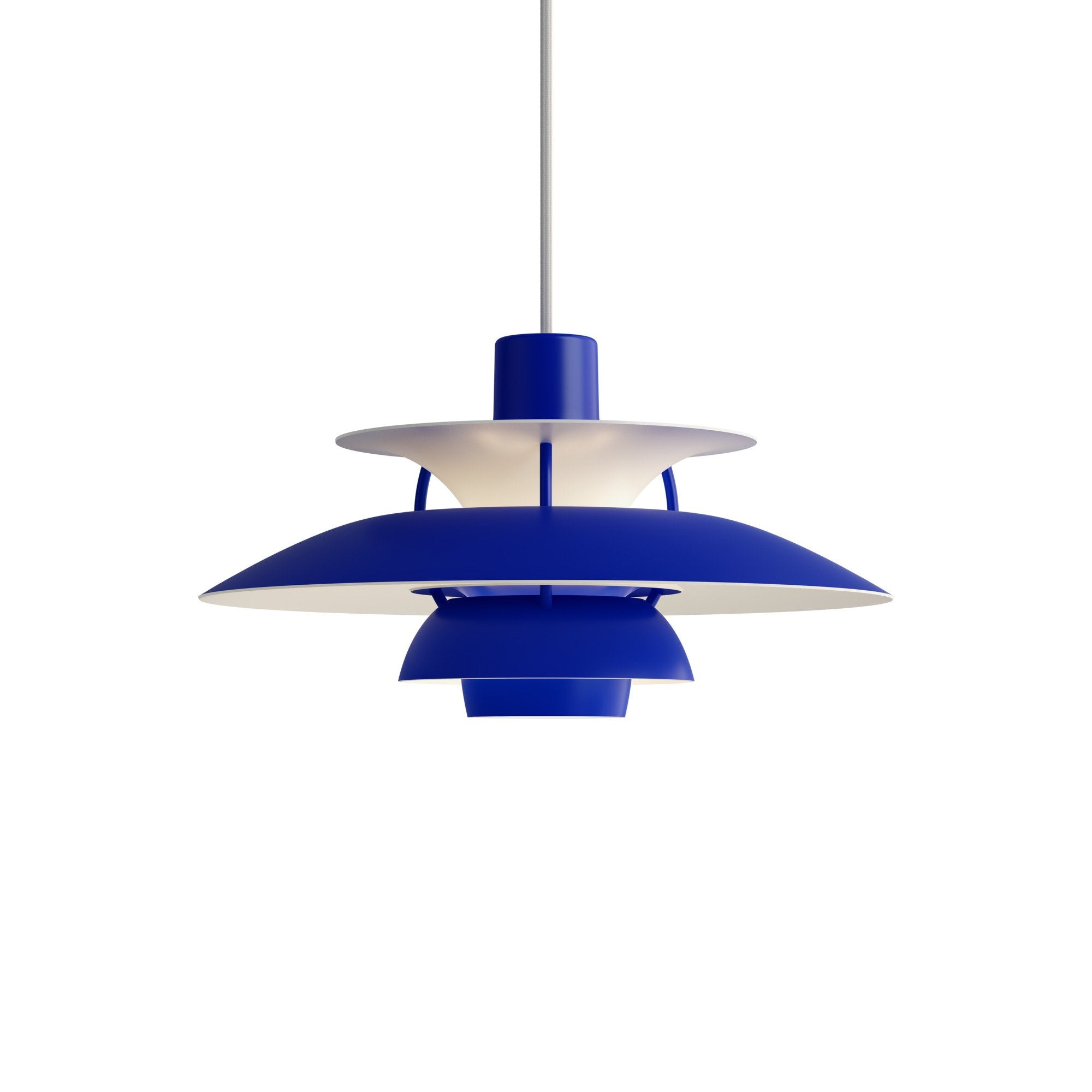 Louis Poulsen PH 5 mini hängslampa, blå