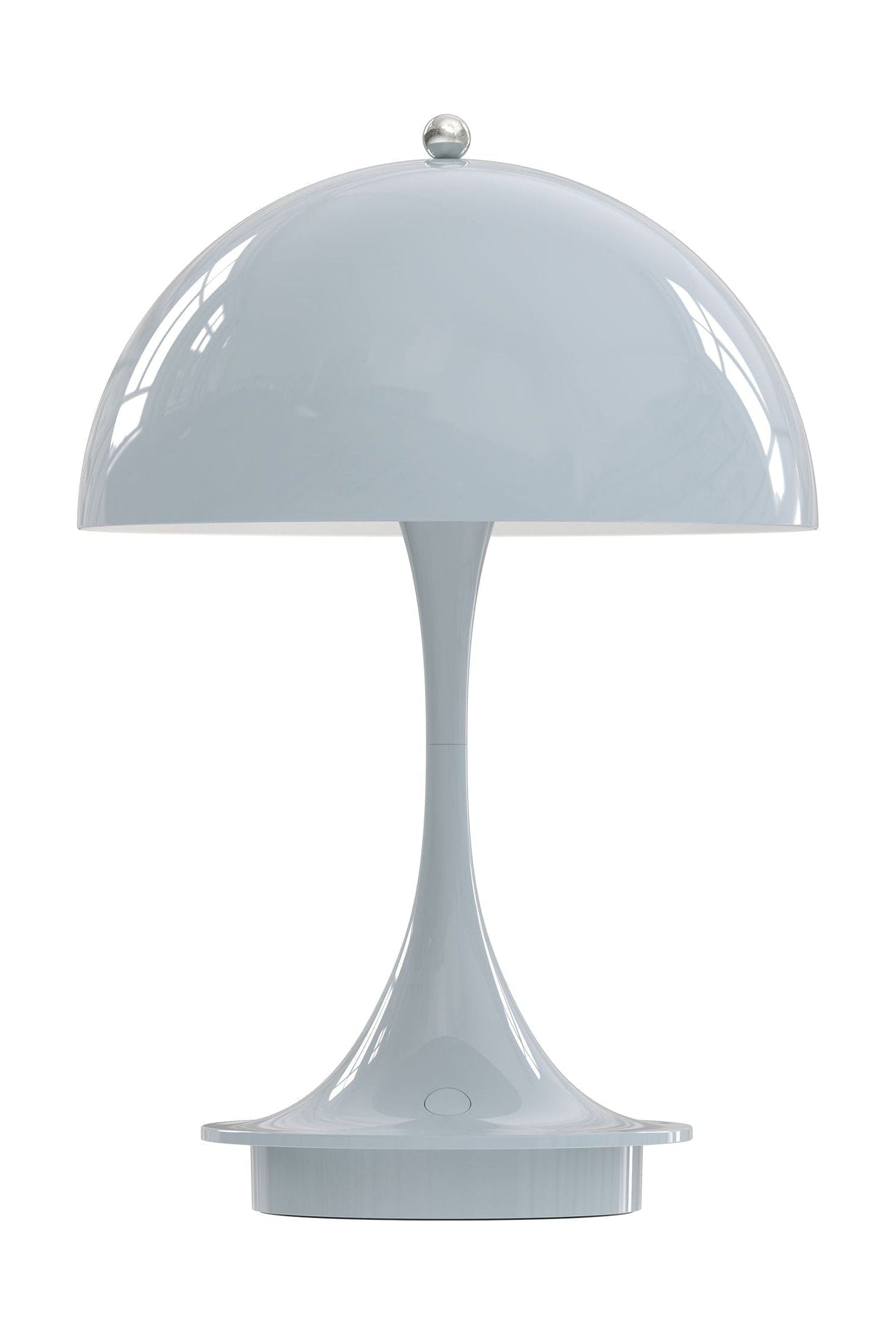Louis Poulsen Panthella bärbar metallbordslampa v2, blekblå