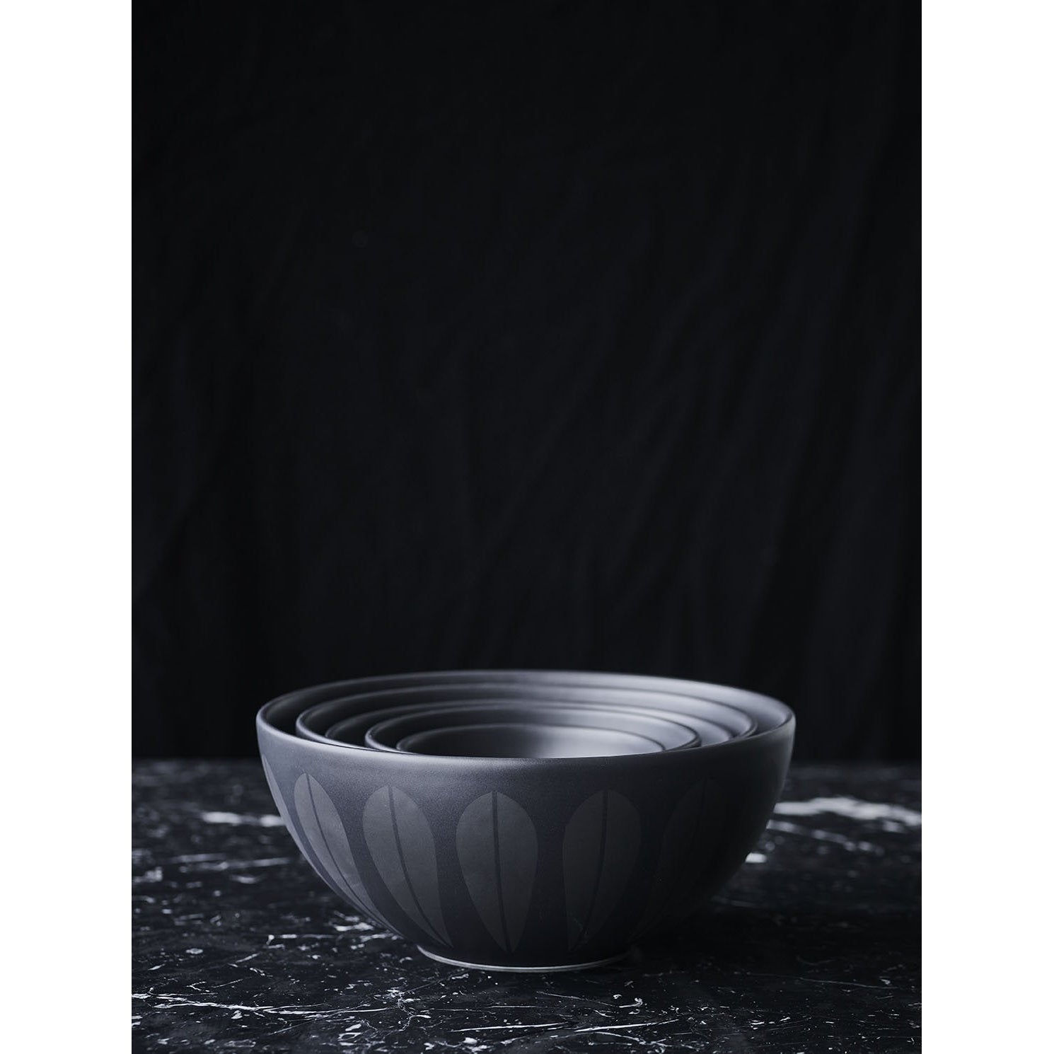 Lucie Kaas Arne Clausen Bowl mörkröd, 18 cm