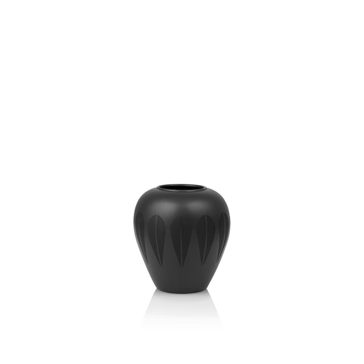 Lucie Kaas Arne Clausen Ceramic Vase Black, 11cm