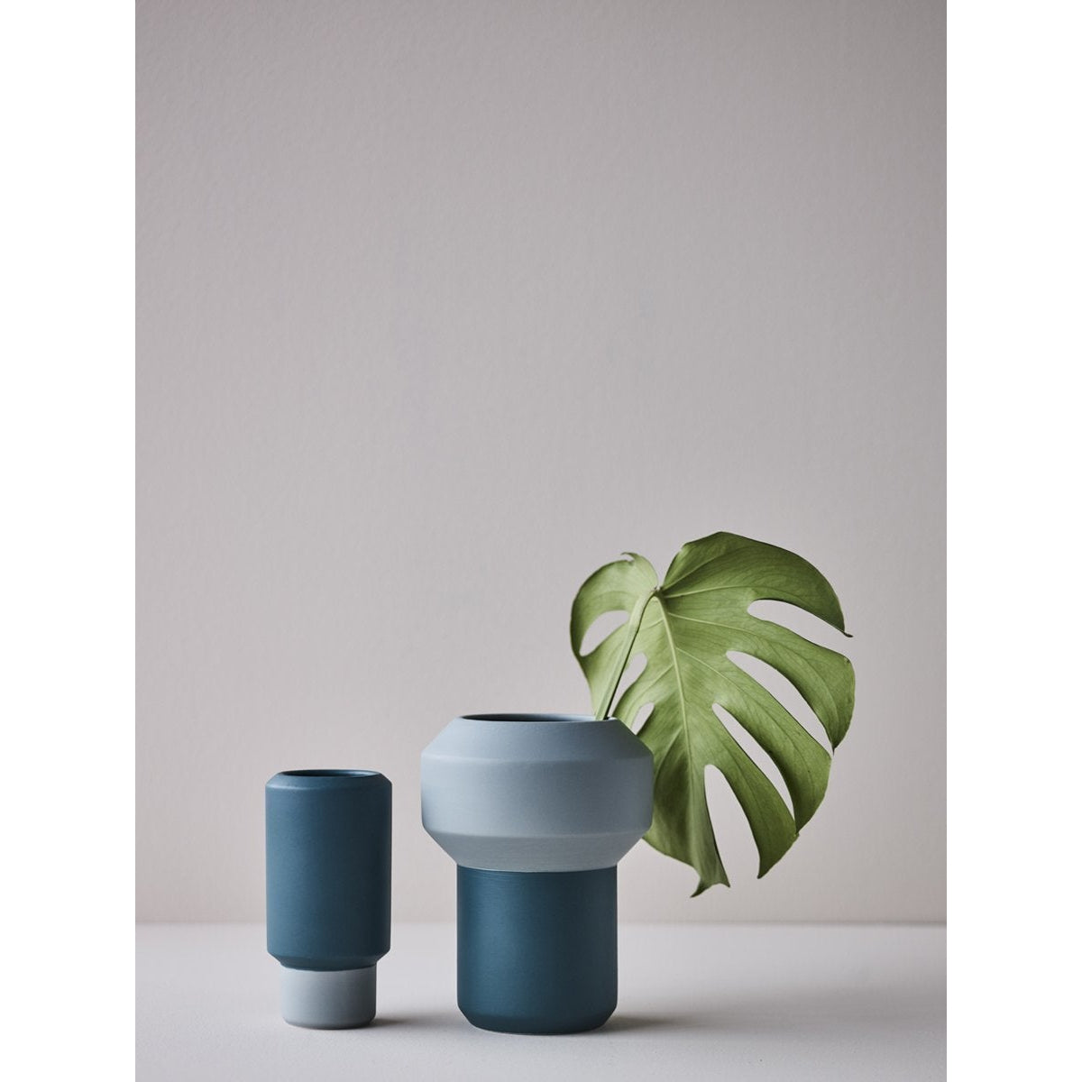 Lucie Kaas Fumario Vase Blue, 20,5 cm