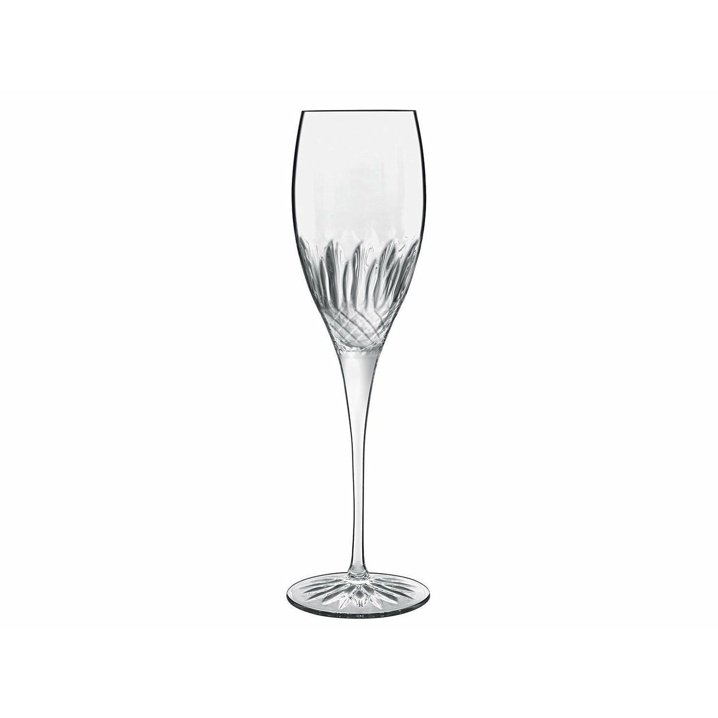 Luigi Bormioli Diamante Champagneglas, 4 Stk.